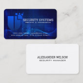 Security Cyber Shield Logo | Tech Systems Visitekaartje (Voorkant / Achterkant)