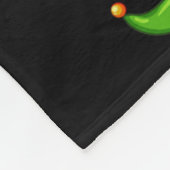 Security Guard Elf Matching Family Group Christmas Fleece Deken (Hoek)