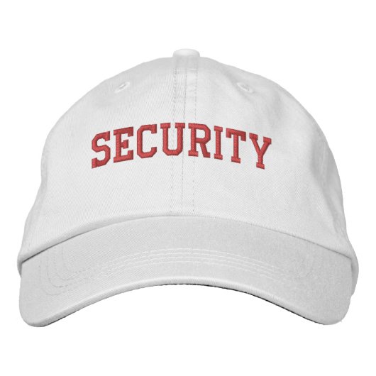 SECURITY HAT CAP USA GEBORDUURDE PET (Voorkant)