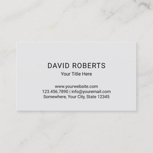 Security Keyhole Logo Professional Storage Service Visitekaartje (Achterkant)