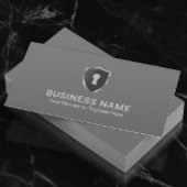 Security Keyhole Logo Warehouse Storage Service Visitekaartje