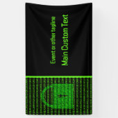 Security Online Padlock - Digital & Cyber Events Spandoek (Verticaal)