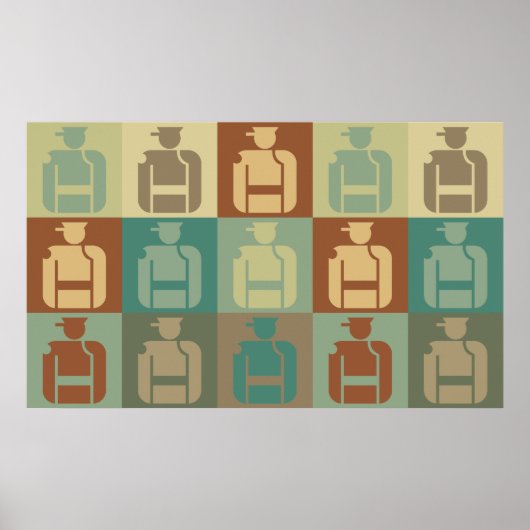 Security Pop Art Poster (Voorkant)