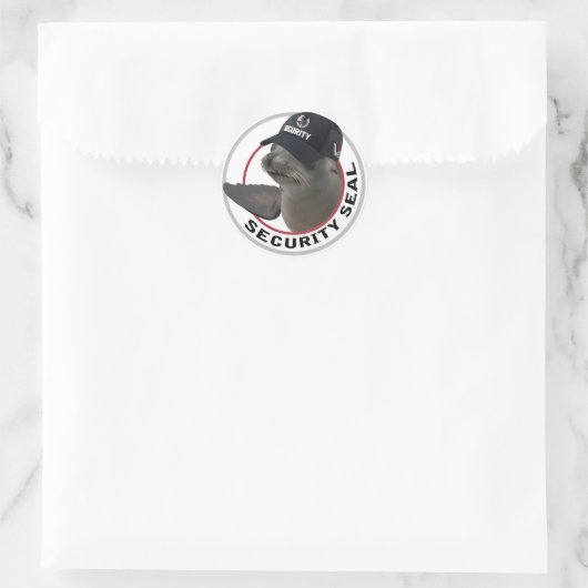 Security Seal Round Sticker (Tas)