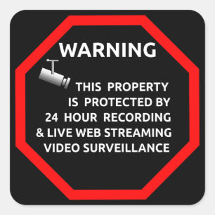 Security Sticker for Windows By Business Supplies