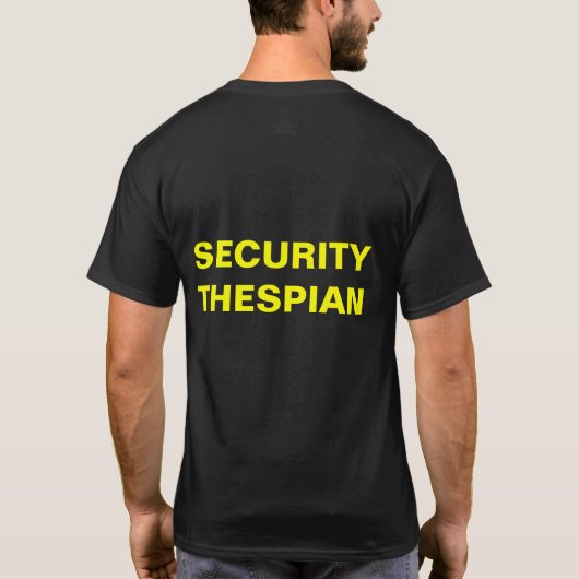 Security Thespian T-shirt (Achterkant)