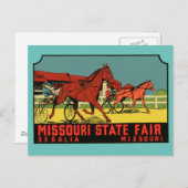 Sedalia, Missouri Briefkaart (Voorkant / Achterkant)