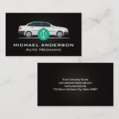 Sedan Car | Auto Mechanische kerven Visitekaartje (Voorkant / Achterkant)