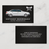 Sedan Car | Auto Reparatie | Mechanisch Visitekaartje (Voorkant / Achterkant)