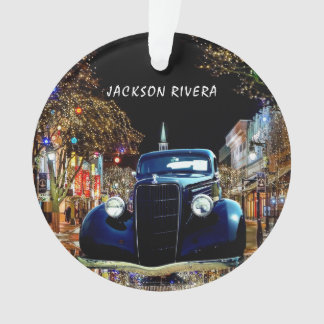 Sedan-kerstmis van Black 1930 Ornament