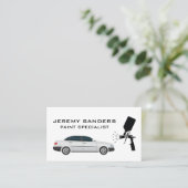 Sedan | Visitekaartje voor automatische verfservic (Staand voorkant)