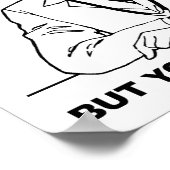 Sedate Stupid Funny Poster (Hoek)