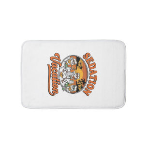 Sedatie Vakantie Retro Tandheelkundige Humor Shirt Badmat