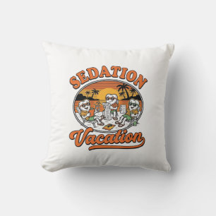 Sedatie Vakantie Retro Tandheelkundige Humor T-shi Kussen