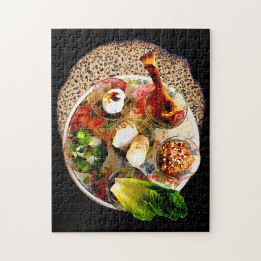 Seder Bord & Matzah Legpuzzel (Verticaal)