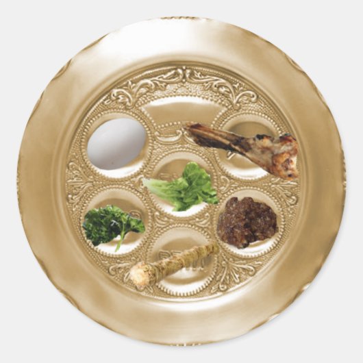 Seder Bord Sticker (Voorkant)