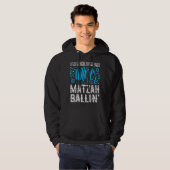 Seder Jewish Wine & Matzah Ballin' Passover Hoodie (Voorkant volledig)