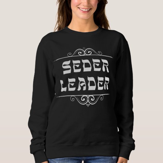 Seder Leader Joods Pascha Mannen Trui (Voorkant)