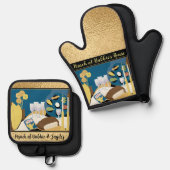 Seder Time Ovenwant & Pannenlap Set (Voorkant / Achterkant)