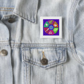 sederbord vierkante button 5,1 cm (In situ)