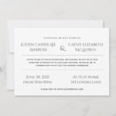 Sedert de aankondiging van het huwelijk gesloten h (Achterkant)