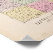 Sedgwick County, Mount Hope en Derby, Kansas Poster (Hoek)