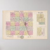 Sedgwick County, Mount Hope en Derby, Kansas Poster (Voorkant)