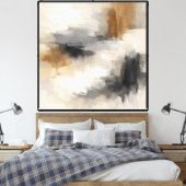 Sediment van een Pauze Canvas Afdruk (Insitu (Slaapkamer))