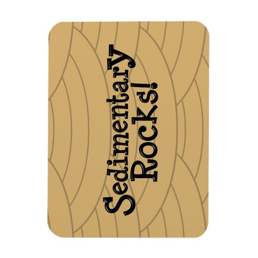 Sedimentaire rotsen! magneet (Verticaal)