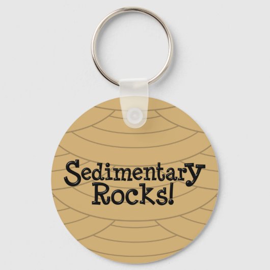 Sedimentaire rotsen! sleutelhanger (Voorkant)