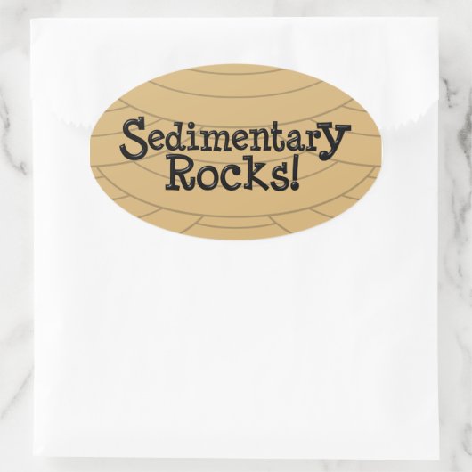 Sedimentaire rotsen! Sticker (Tas)