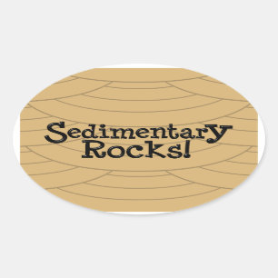 Sedimentaire rotsen! Sticker