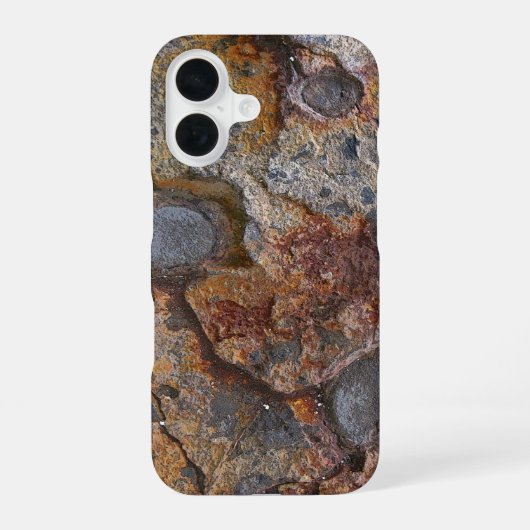 Sedimentary Rock Texture iPhone 16 Hoesje (Achterkant)