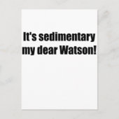 sedimentaryzwart briefkaart (Voorkant)