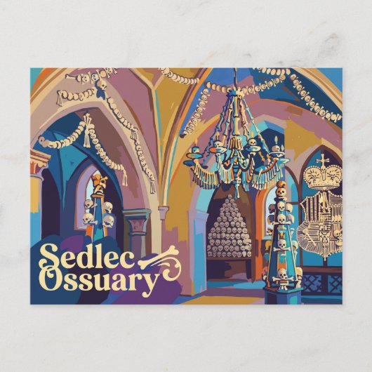 Sedlec Beenderkerk Tsjechië Briefkaart (Voorkant)