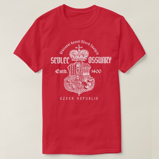 Sedlec Ossuarium 1 T-shirt (Design voorkant)