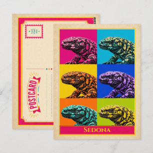 Sedona Ansichtkaart Arizona Schorpioen Vintage Briefkaart
