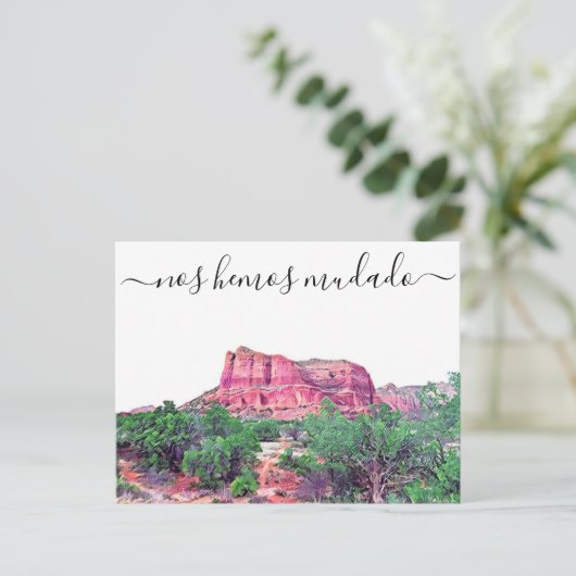 Sedona Anuncio de Mudanza Briefkaart (Staand voorkant)