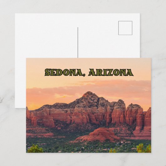 Sedona Arizon Souvenir Briefkaart (Voorkant / Achterkant)