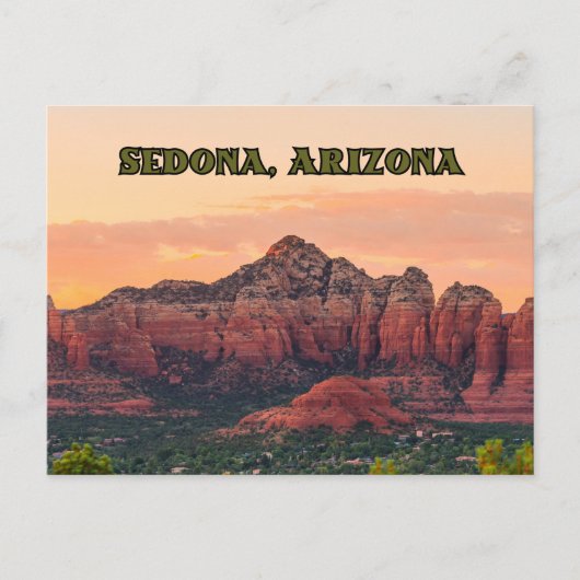 Sedona Arizon Souvenir Briefkaart (Voorkant)