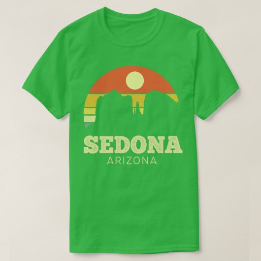 Sedona Arizon Sunset T-shirt (Design voorkant)