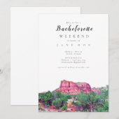 Sedona Arizona Bachelorette Kaart (Voorkant / Achterkant)