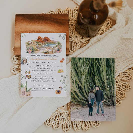 Sedona Arizona Bachelorette Weekend Itinerary Kaart