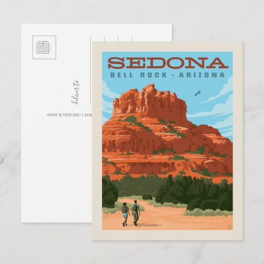Sedona, Arizona | Bell Rock Briefkaart (Voorkant / Achterkant)