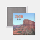 Sedona Arizona Bell Rock Canyon Magneet (Voorkant / Achterkant)