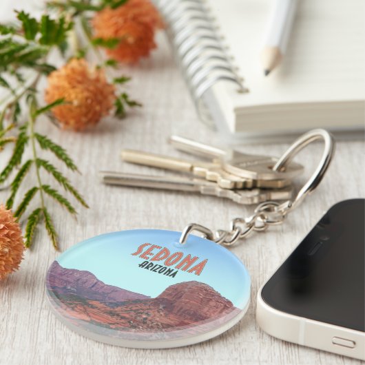 Sedona Arizona Bell Rock Canyon  Sleutelhanger (Voorkant Rechts)