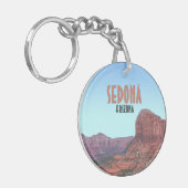Sedona Arizona Bell Rock Canyon Sleutelhanger (Voorkant Links)