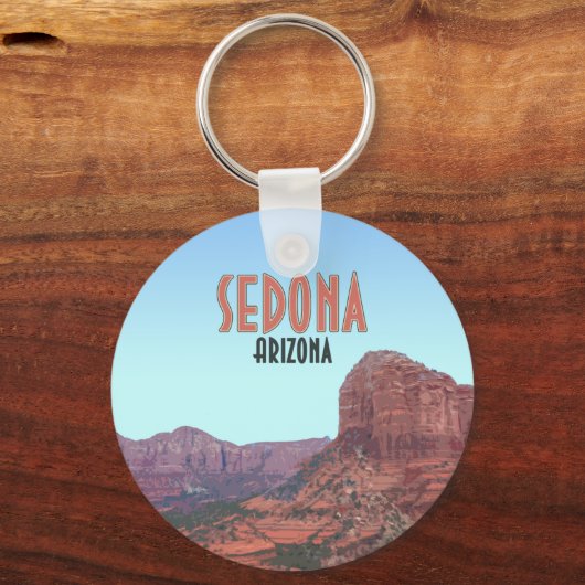 Sedona Arizona Bell Rock Canyon  Sleutelhanger (Voorkant)