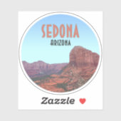 Sedona Arizona Bell Rock Canyon  Sticker (Vel)