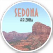 Sedona Arizona Bell Rock Canyon  Sticker (Voorkant)
